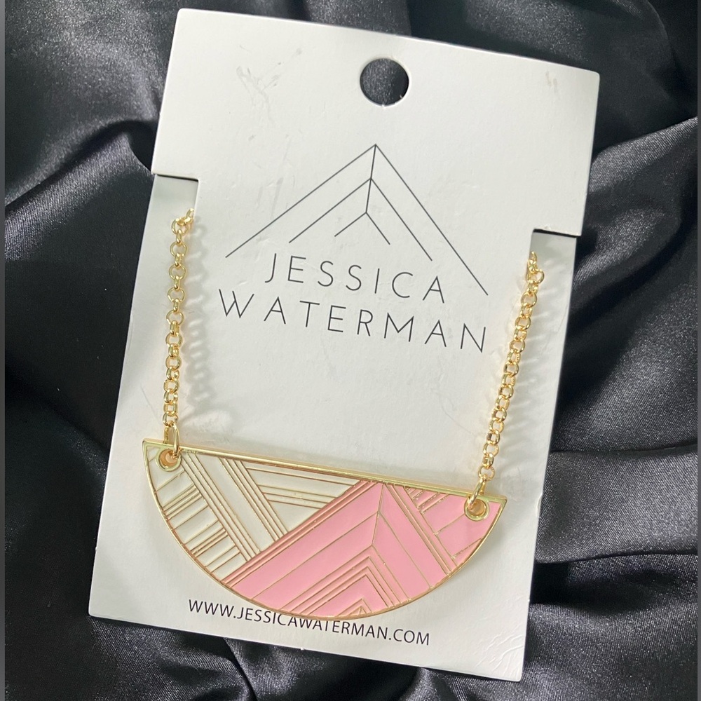Jessica Waterman Semi Circle Trimscape Necklace Canadian Designer Jewelry